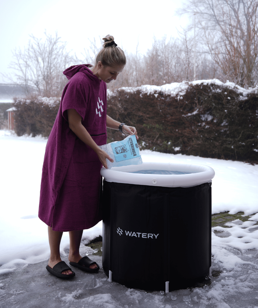 Watery oppustelig isbad - Hero - Sort