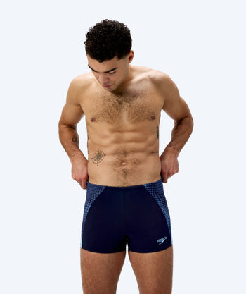 Speedo aquashorts til mænd - Endurance Max Splice - Mørkeblå/blå