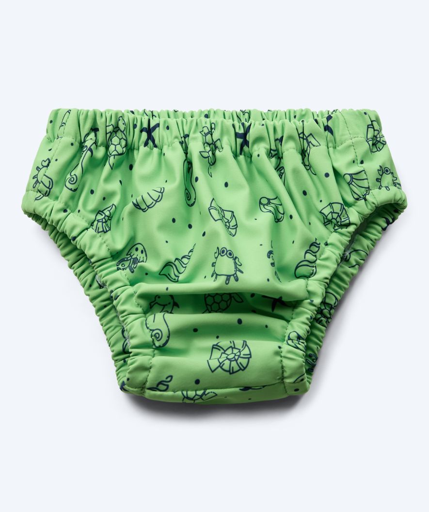 Watery blebadebukser til børn - Foss Lining Nappy - Atlantic Green