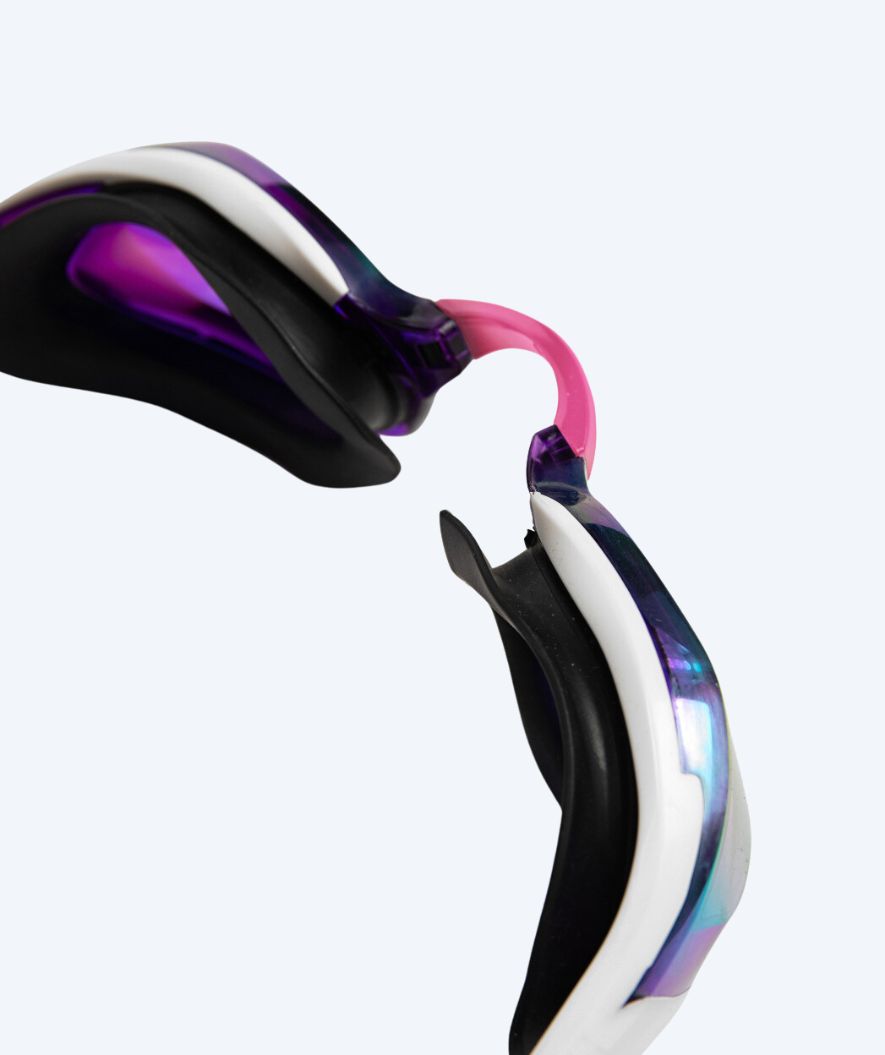 Arena Elite svømmebriller - Cobra Edge SWIPE Mirror - Hvid/lilla