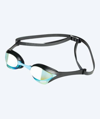 Arena Elite svømmebriller - Cobra Ultra SWIPE Mirror - Sort (blå mirror)