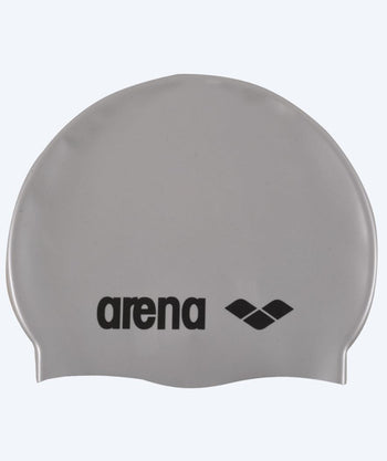 Arena badehætte til junior (6-12) - Classic Silicone - Sølv