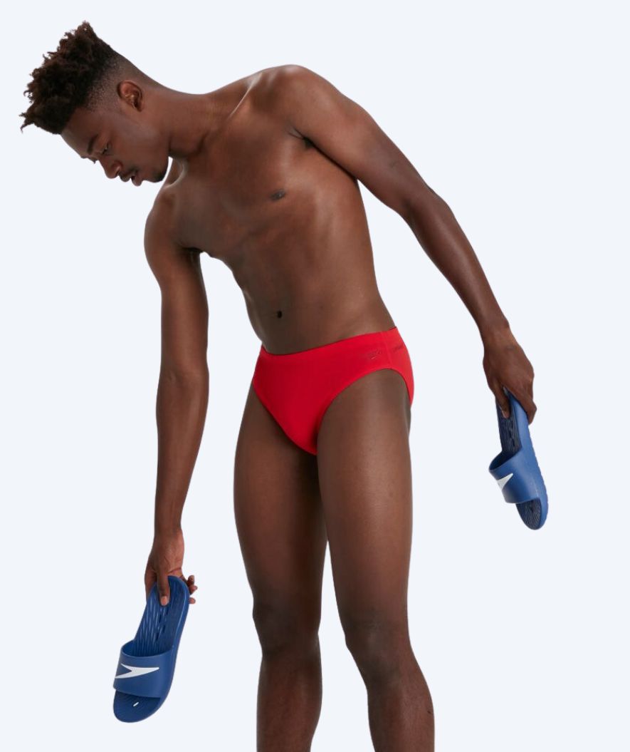 Speedo trekantede badebukser til mænd - Eco Endurance - Rød