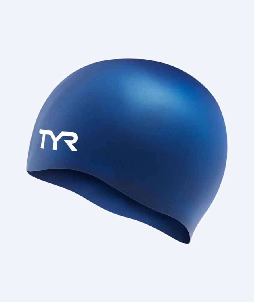 TYR badehætte - Silicone - Mørkeblå