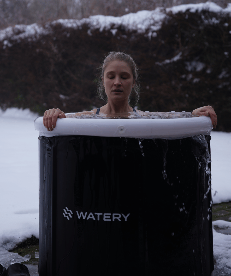 Watery oppustelig isbad - Hero - Sort