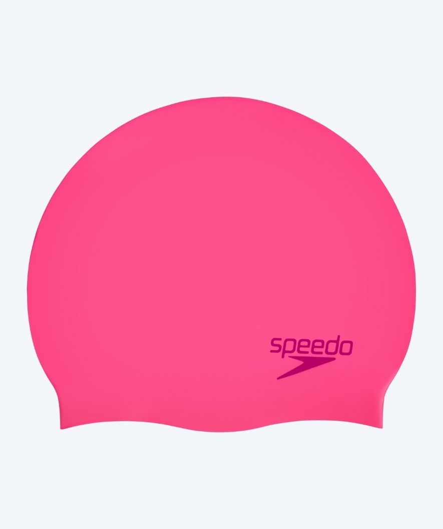 Speedo badehætte til junior - Plain Junior - Pastel pink