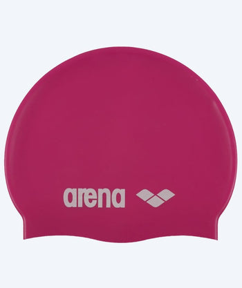 Arena badehætte til junior (6-12) - Classic Silicone - Pink