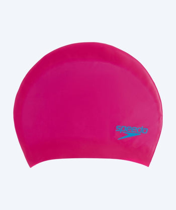 Speedo badehætte til junior (6-16) - Plain - Pink/blå