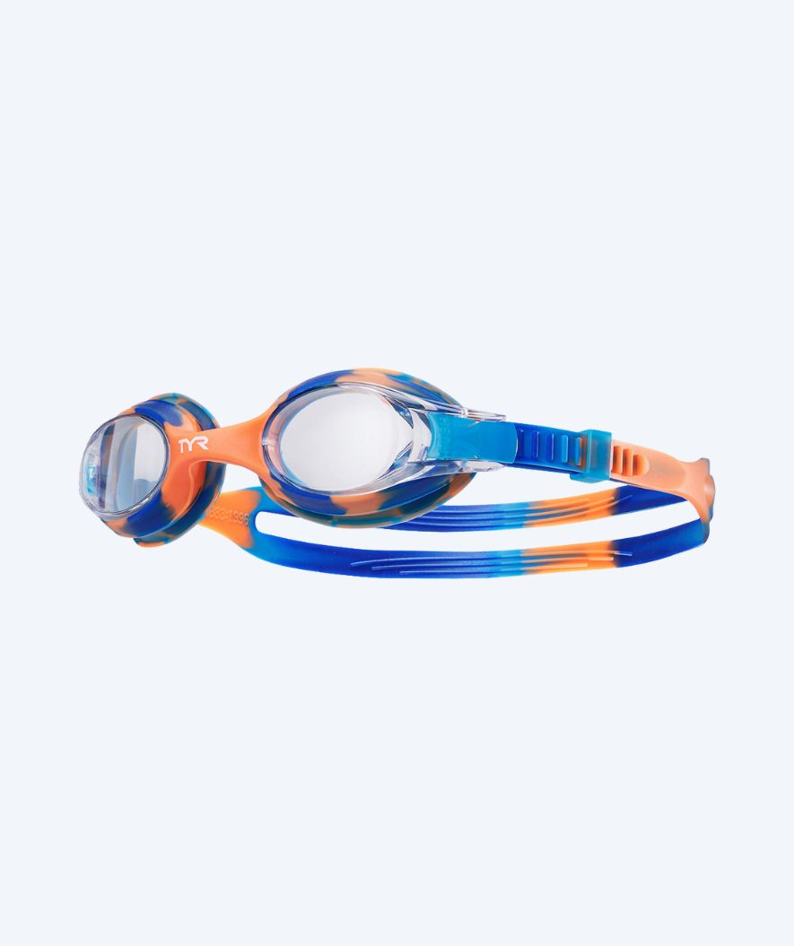 TYR svømmebriller til børn - Swimple - Blå/orange
