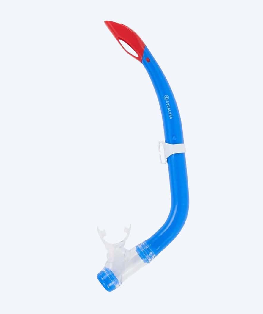 Aqualung snorkel til voksne - Pike - Hvid/blå