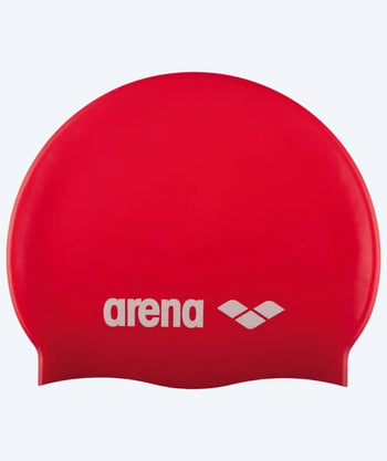 Arena badehætte til junior (6-12) - Classic Silikone - Rød