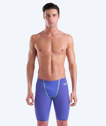 Arena konkurrence badebukser til mænd - Primo - Future Dusk/lyseblå (Limited 2025)