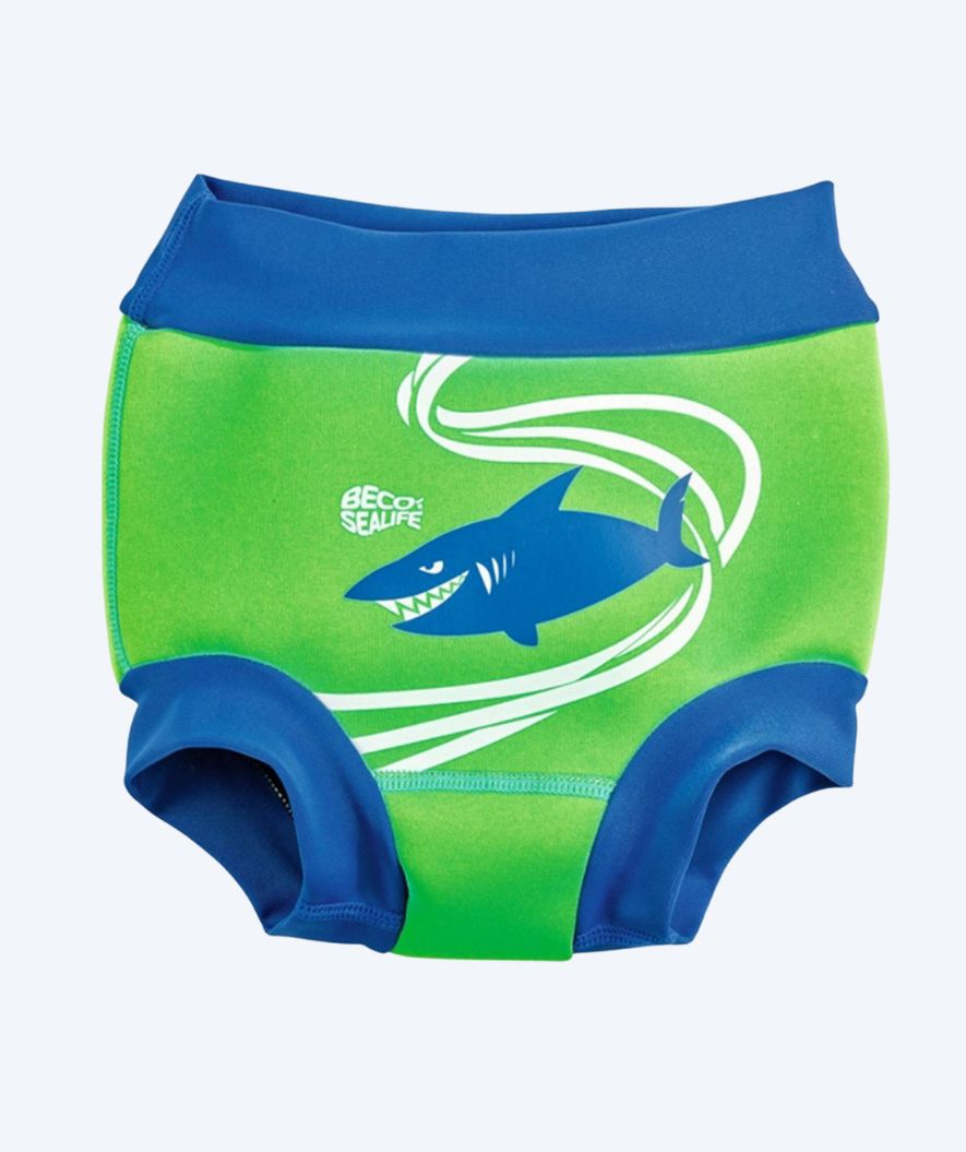 Beco blebadebukser til børn - Sealife - Blå/grøn