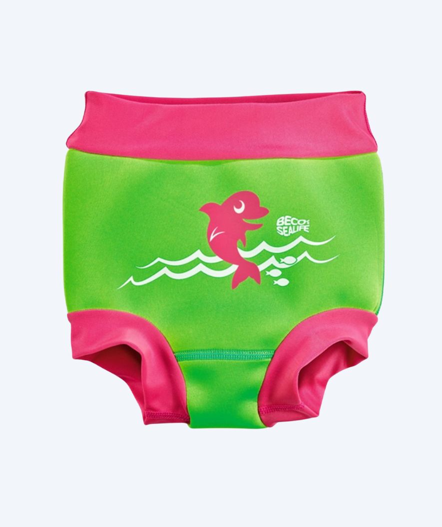 Beco blebadebukser til børn - Sealife - Pink/grøn