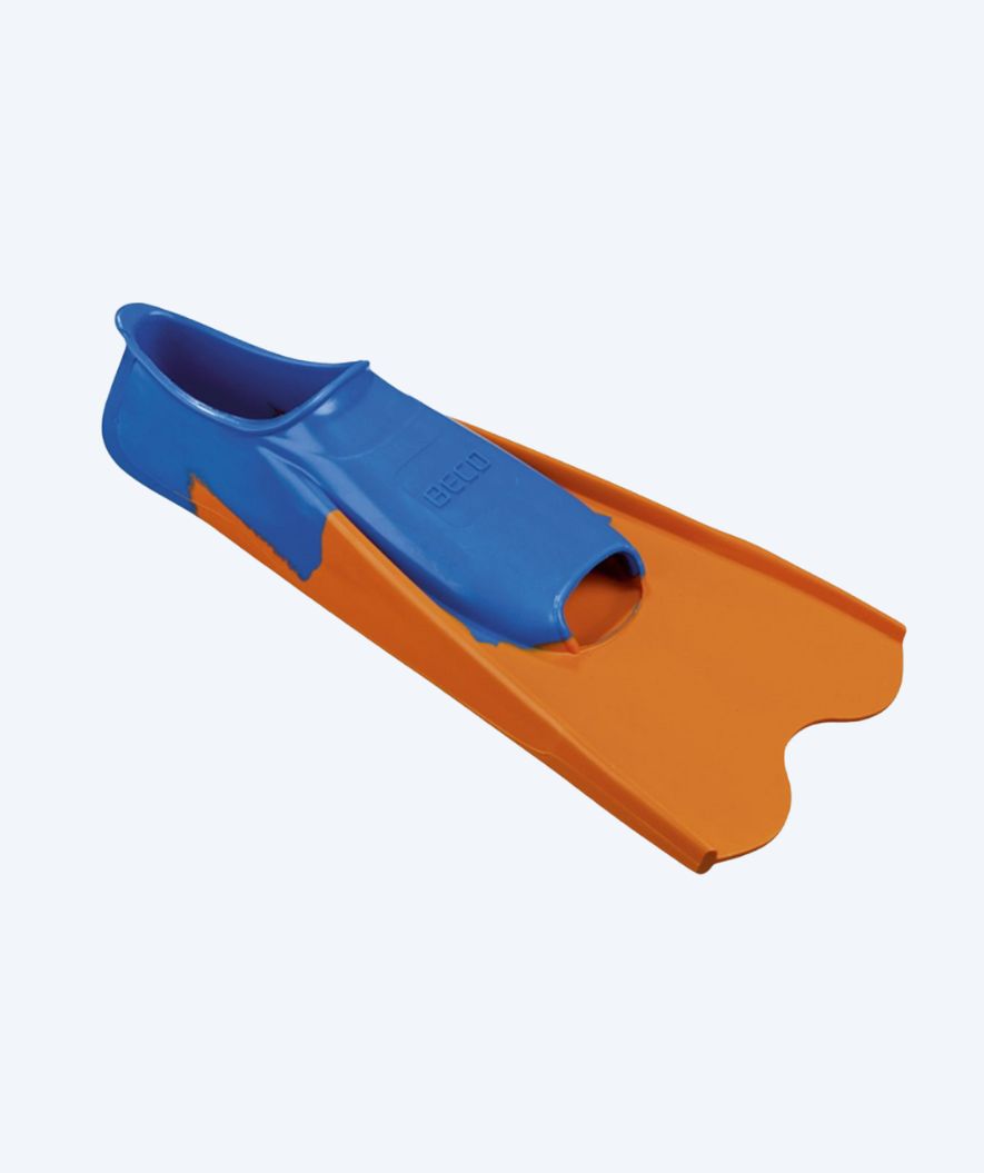 Beco svømmefødder - Rubber Short Fins - Orange/blå