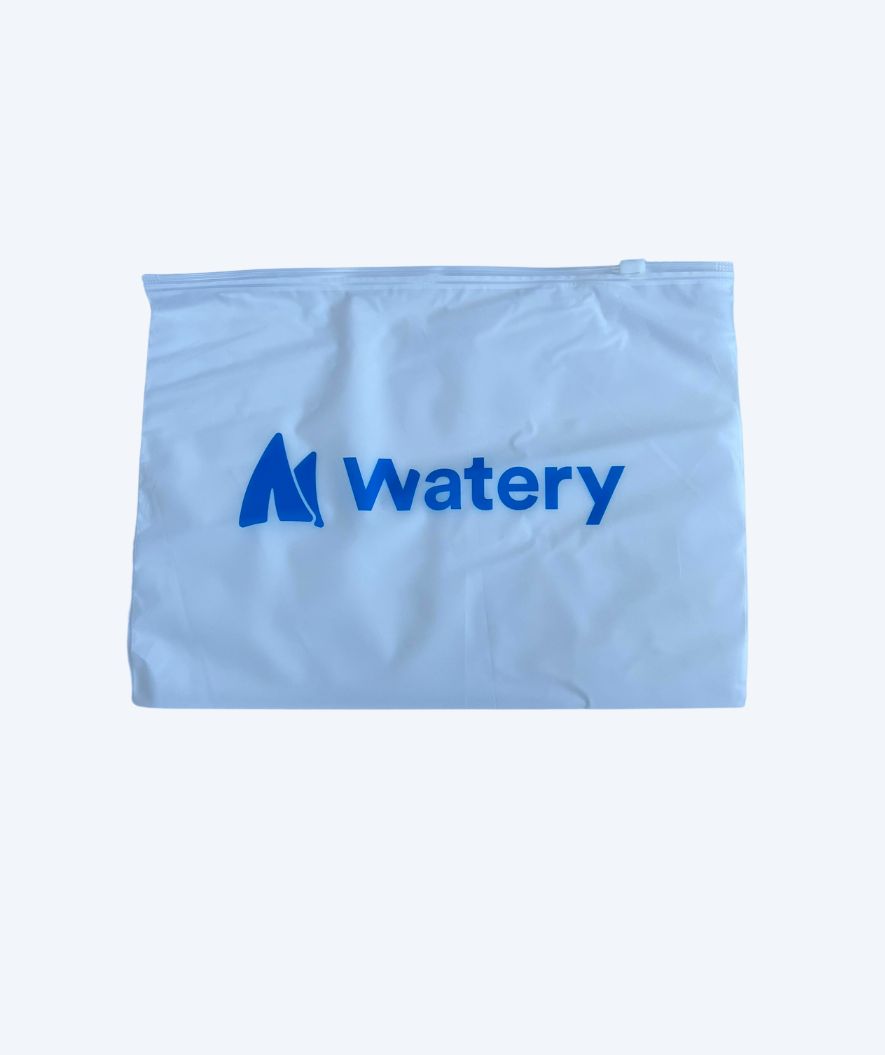 Watery wet/dry taske til vådt badetøj - Hvid/gennemsigtig