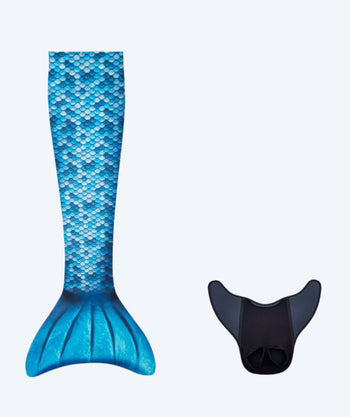 Kuaki Mermaids havfruehale til børn - Sæt - Mørkeblå