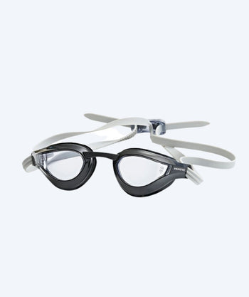 Primotec nærsynede svømmebriller til voksne - (-2.0) til (-8.0) - Sort (Smoke glas)
