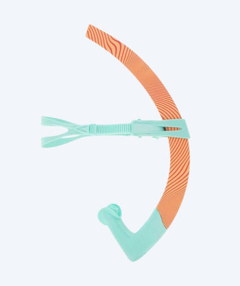 Aquasphere centersnorkel - Focus - Orange/blå