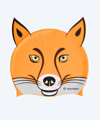 Watery badehætte til børn - Dashers - Fox (Orange/grå)
