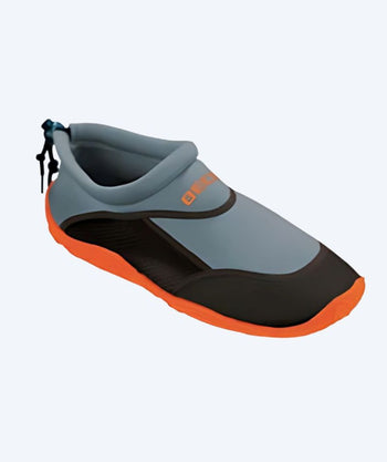 Beco neopren badesko til voksne - Grå/orange (Limited 2025)
