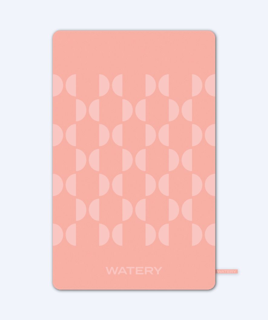 Watery microfiber håndklæde (175 x 110 cm) - Rafferty - Blurish Pink