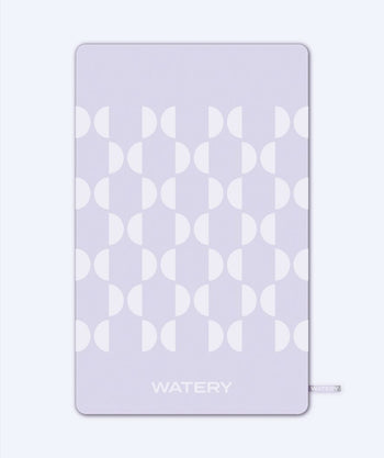 Watery microfiber håndklæde (175 x 110 cm) - Rafferty - Dust Purple