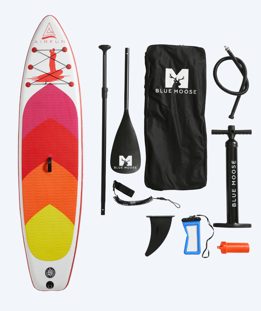 Watery paddleboard - Global 10'6 SUP - Rød/hvid
