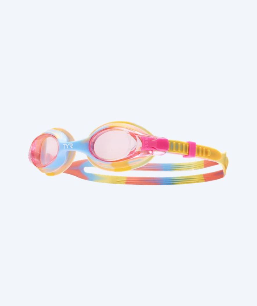 TYR svømmebriller til børn - Swimple - Pink/orange