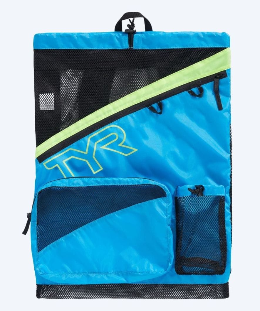 TYR svømmenet - Elite Team 40L - Lyseblå/gul