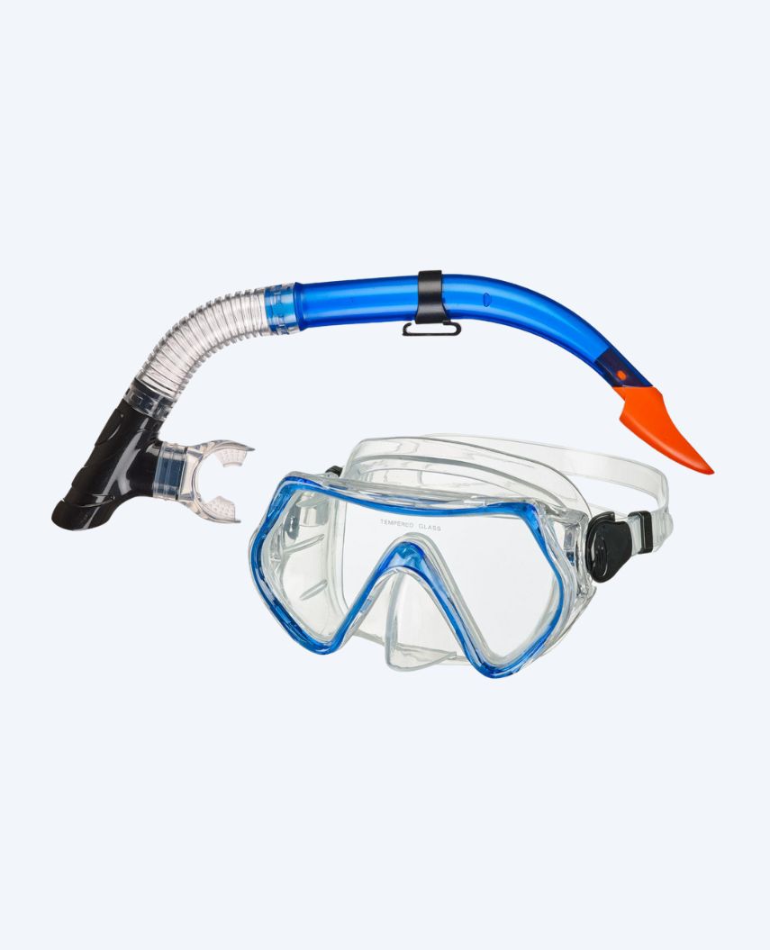Beco Combo snorkelsæt til børn (fra 8 år) - Livorno - Blå