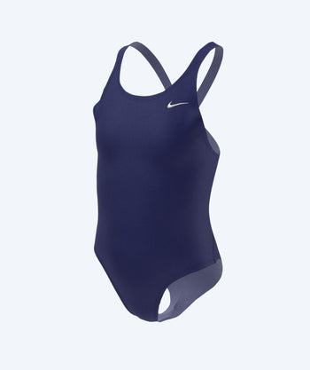 Nike badedragt til piger - Hydrastrong Fastback - Mørkeblå