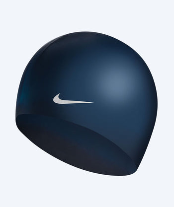 Nike badehætte - Solid - Mørkeblå