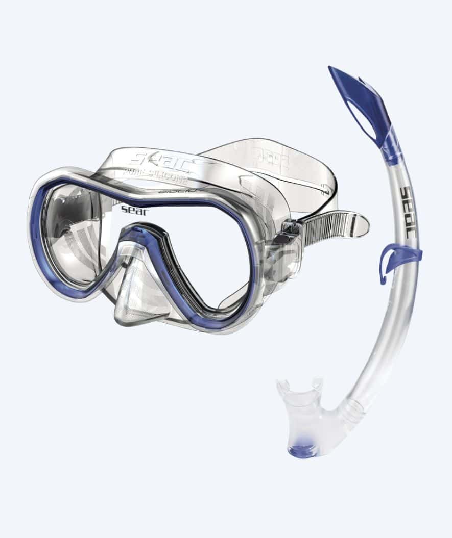 SEAC Combo snorkelsæt til børn (fra 12 år) - Giglio MD - Blå