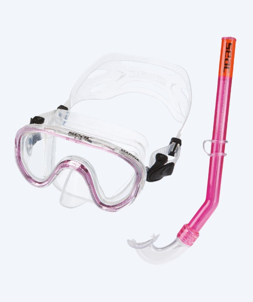 SEAC Combo snorkelsæt til børn - Marina - Pink