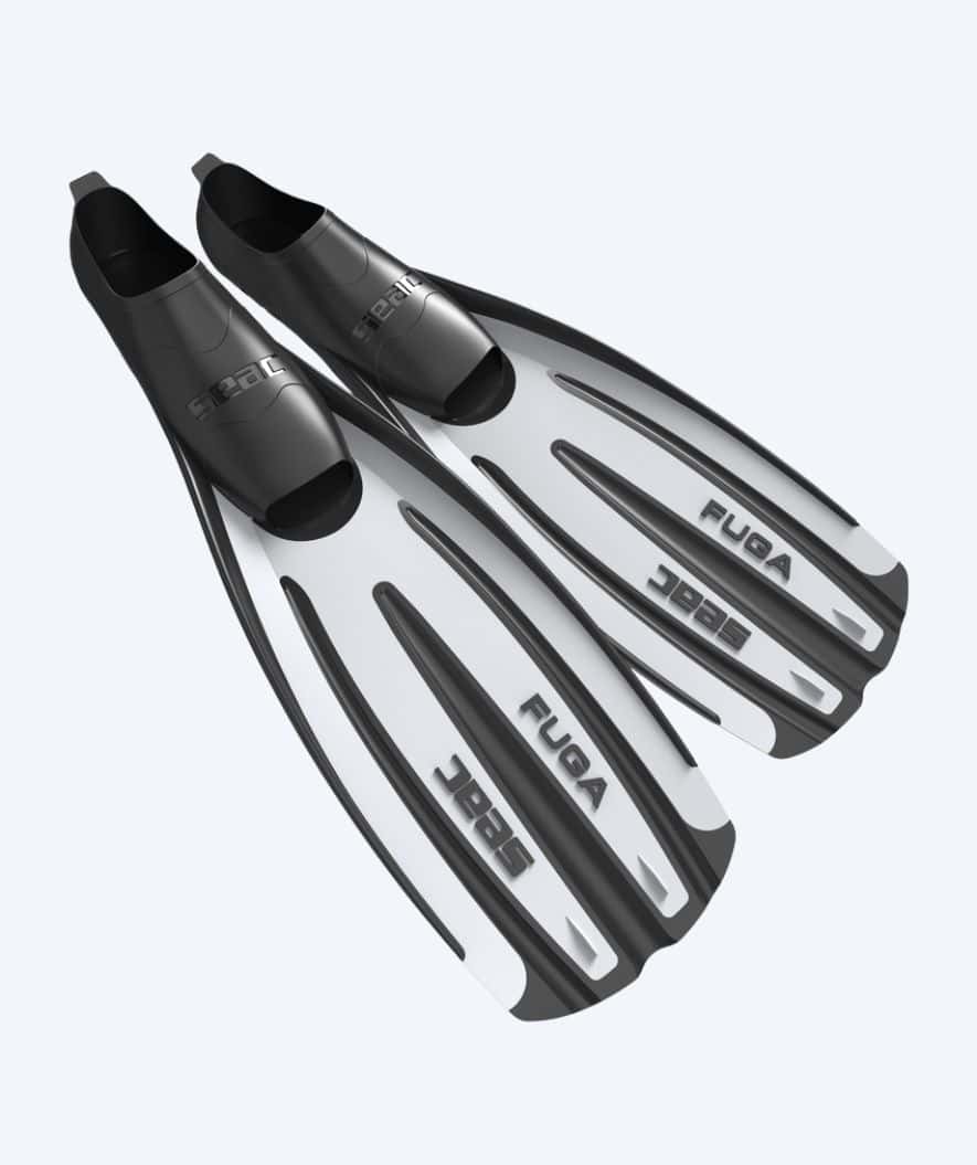 SEAC dykkerfødder til voksne - Fuga - Hvid/sort