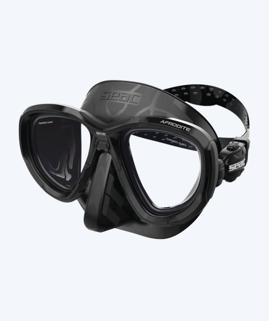 SEAC dykkermaske til voksne - Afrodite - Sort