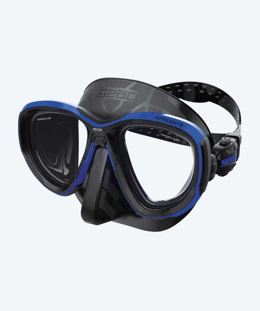 SEAC dykkermaske til voksne - Afrodite - Sort/mørkeblå