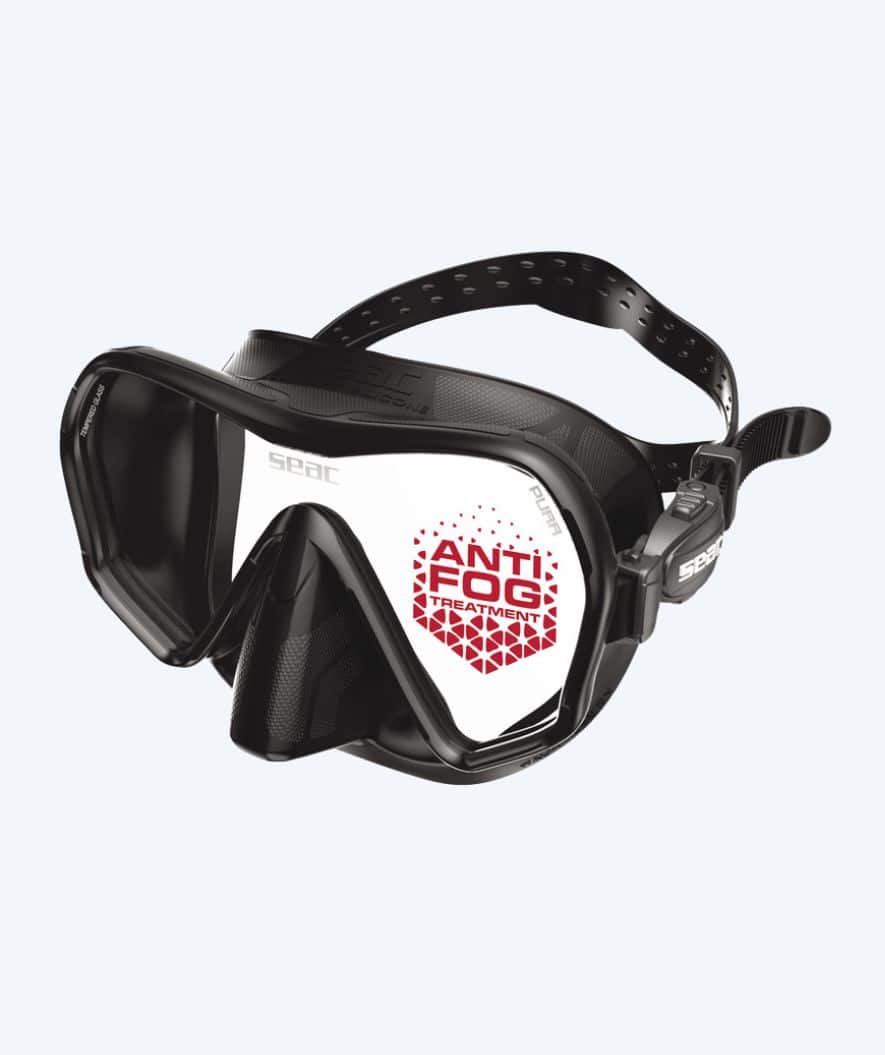 SEAC dykkermaske til voksne - Pura - Sort