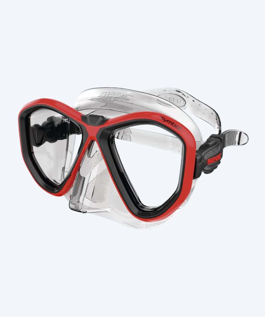 SEAC dykkermaske til voksne - Symbol - Rød
