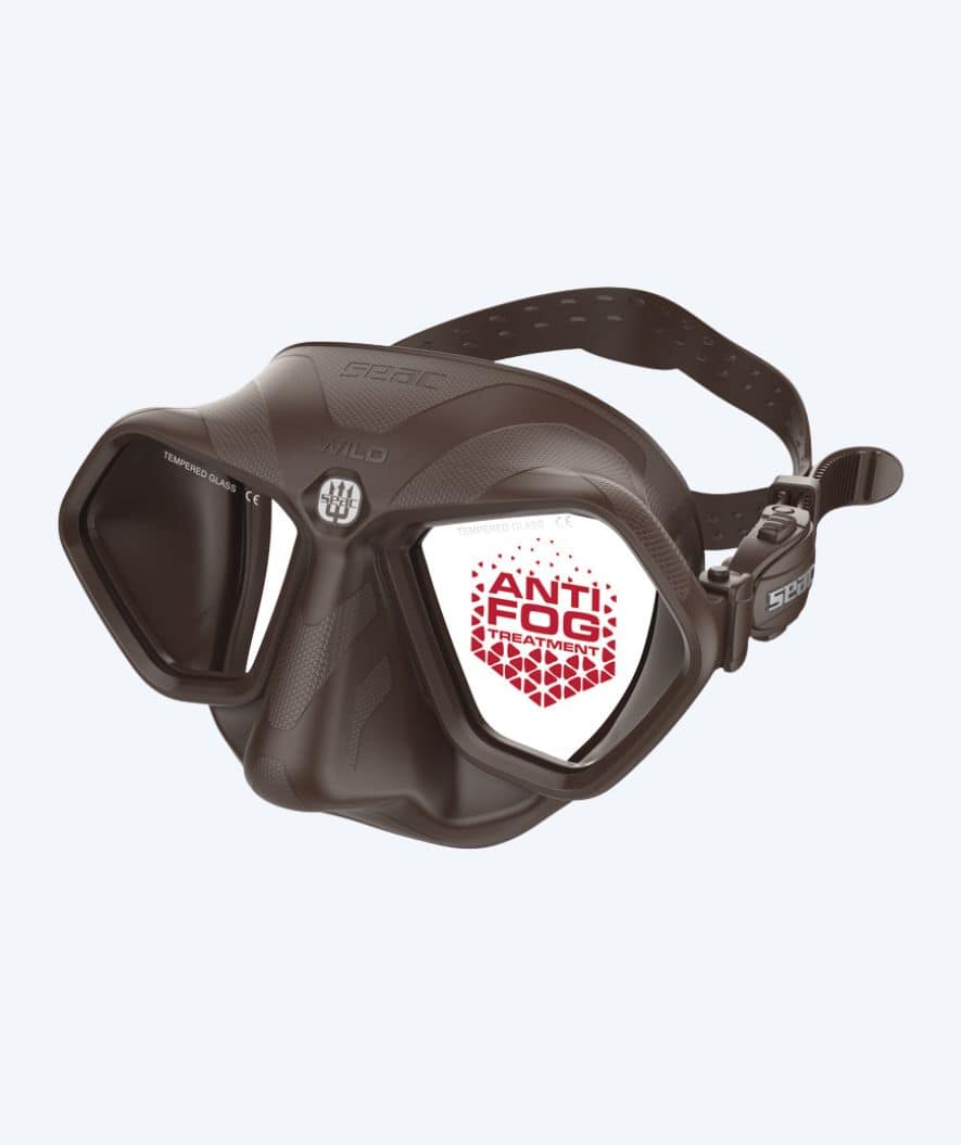 SEAC dykkermaske til voksne - Wild - Brun