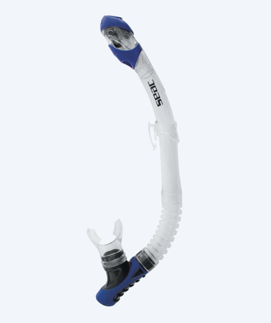 SEAC full-dry snorkel til voksne - Reverse - Hvid/mørkeblå