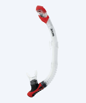 SEAC full-dry snorkel til voksne - Reverse - Hvid/rød