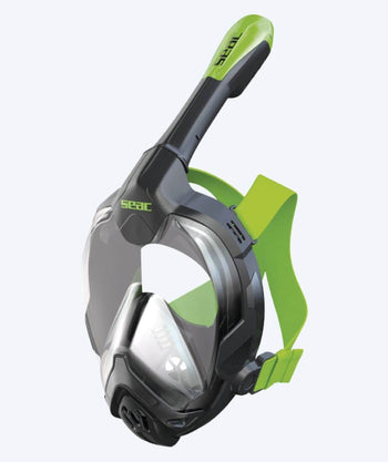 SEAC fullface dykkermaske til voksne - Libera S/M - Grøn/sort