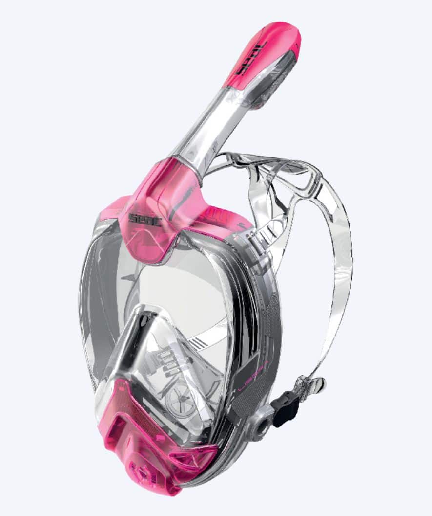 SEAC fullface dykkermaske til voksne - Libera S/M - Pink