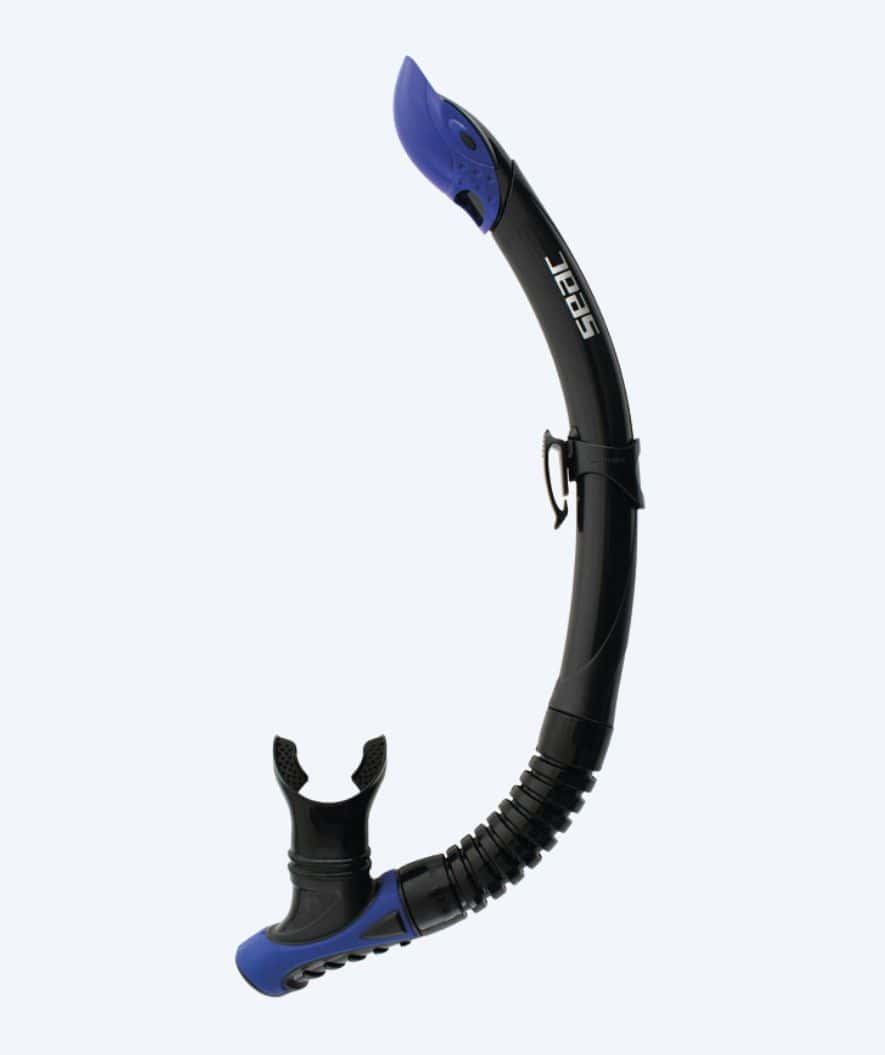 SEAC semi-dry snorkel til voksne - Reverse - Sort/mørkeblå