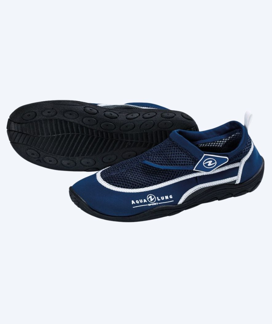Aquasphere badesko til voksne - Venice - Mørkeblå/hvid