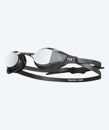 TYR svømmebriller - Tracer-X Racing RZR Mirrored - Sort/sølv