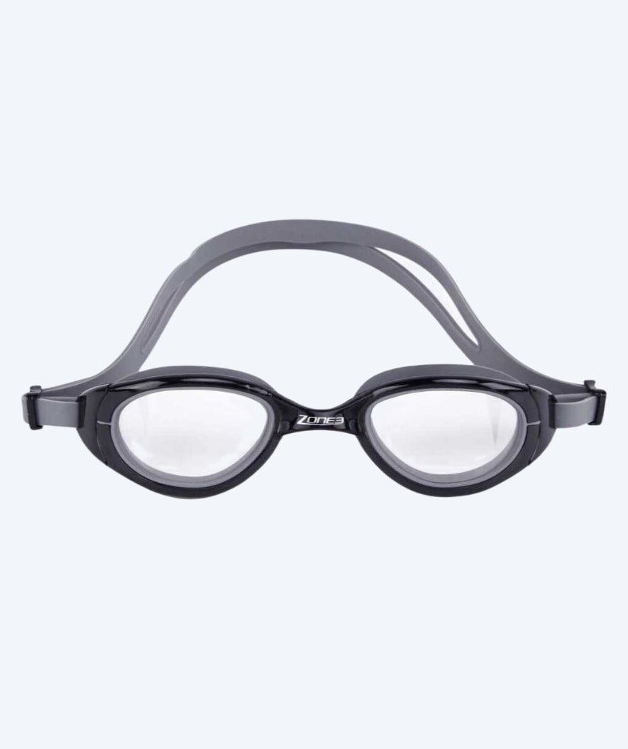 ZONE3 svømmebriller til voksne - Attack - Sort/grå