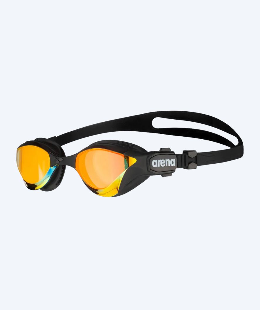 Arena svømmebriller - Cobra Tri SWIPE - Sort/gul (Mirror linse)